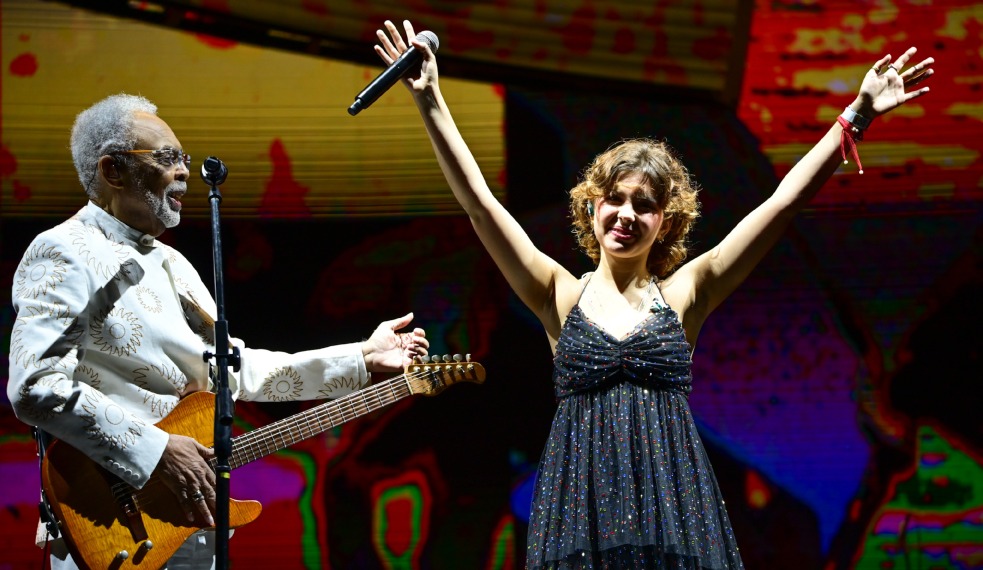 Gilberto Gil e a neta, Flor Gil