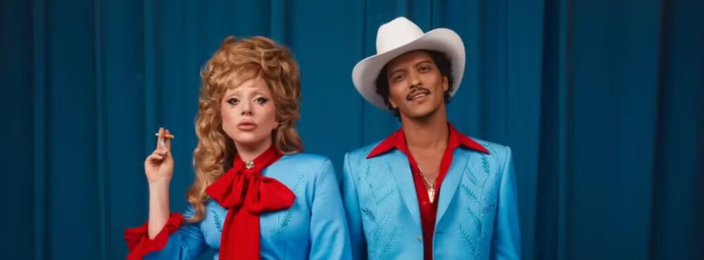 Lady Gaga e Bruno Mars chegaram 1 bi de views no YouTube com o clipe de 'Die with a Smile' (divulgação)