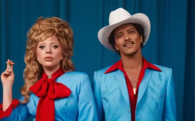 Lady Gaga e Bruno Mars chegaram 1 bi de views no YouTube com o clipe de 'Die with a Smile' (divulgação)