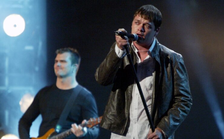 Brad Arnold, do 3 Doors Down, em 2003