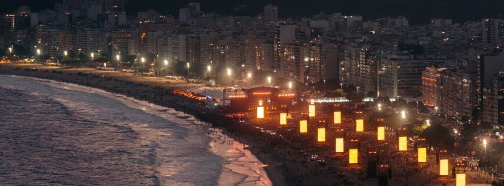 A praia de Copacabana no Rio de Janeiro (Divulgação)