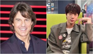 Tom Cruise e Jin (BTS)