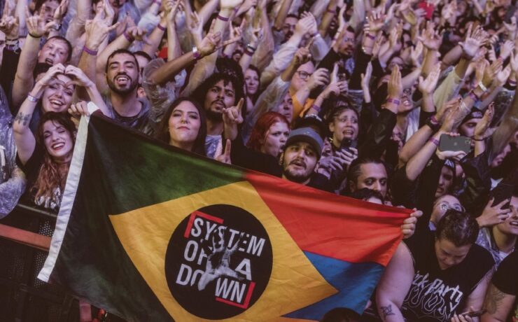 System of a Down em SP (Clemente Ruiz/Facebook Serj Tankian)