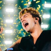 Luan Santana em show no Ribeirão Rodeo Music (Drone JC/Divulgação)
