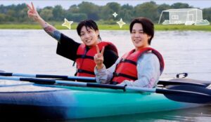 Jimin e Jung Kook, integrantes do BTS