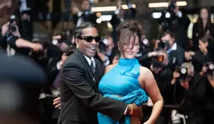 Rihanna com A$AP Rocky em Cannes