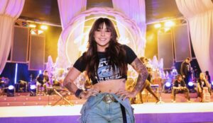 Lauana Prado em ensaios de DVD