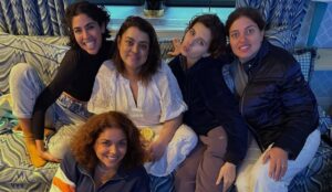 Preta Gil com amigas e familiares em Nova York, EUA