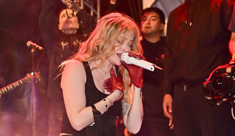 Luísa Sonza se apresenta na Virada Cultural, no palco da Freguesia do Ó (Marcelo Sá Barretto/Brazil News)