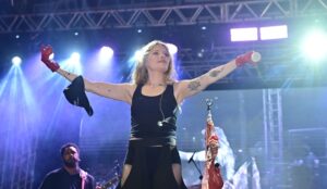 Luísa Sonza se apresenta na Virada Cultural, no palco da Freguesia do Ó (Marcelo Sá Barretto/Brazil News)