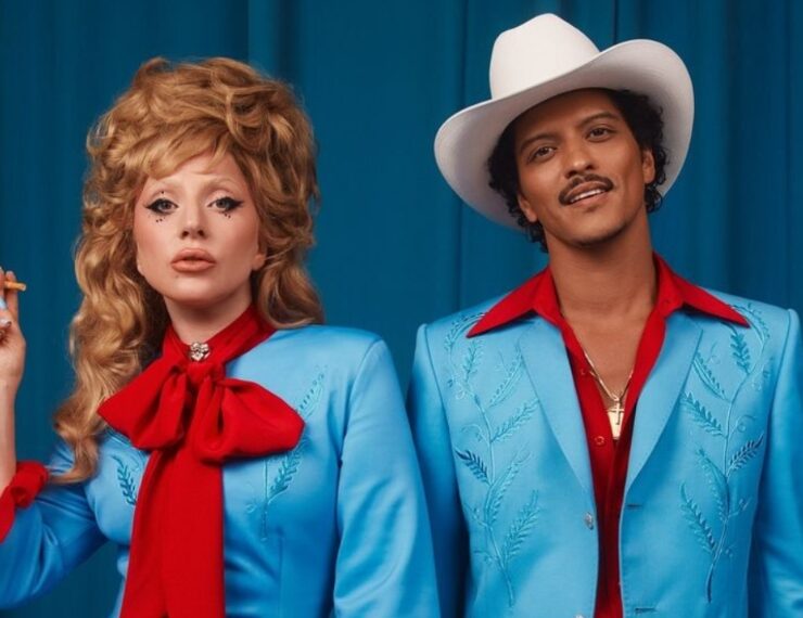 Lady Gaga e Bruno Mars (divulgação)