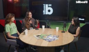 Alana Leguth, sócia-diretora da Kondzilla e idealizadora do Hervolution, e as entrevistadoras Claudia Assef e Camila Zana (Reprodução/YouTube)