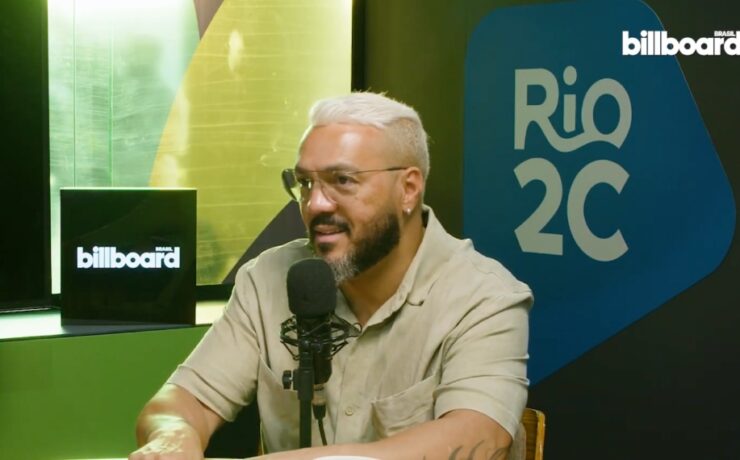 Belo no podcast Cabos e Cases da Billboard Brasil (reprodução YouTube)