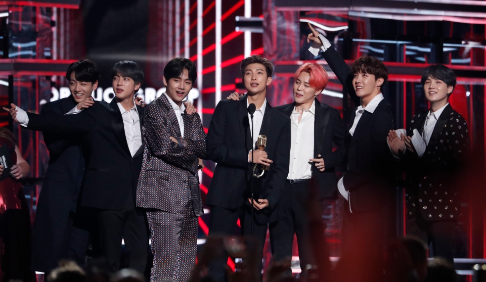 BTS no Billboard Music Awards em 2019