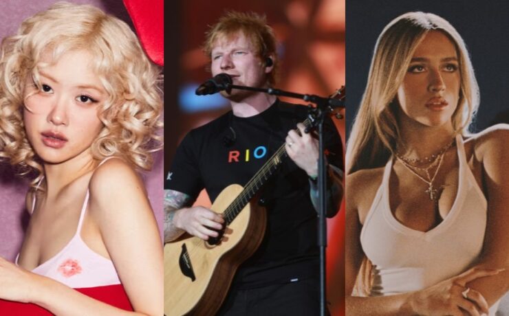 Rosé , Ed Sheeran e Tate McRae na trilha de "F1 – O Filme" com Brad Pitt (divulgação)