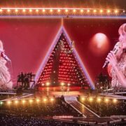 Beyoncé e Miley Cyrus em Paris (Reprodução YouTube)