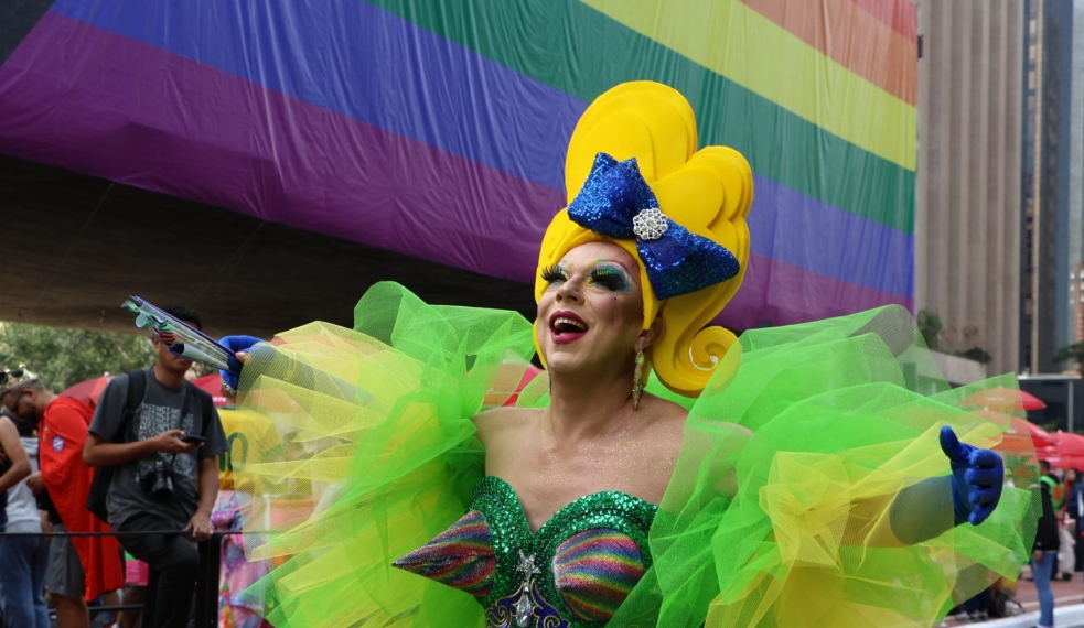Tchaka na Parada LGBT+ de SP (Rovena Rosa/ Agência Brasil)