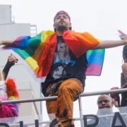 Pedro Sampaio na Parada do Orgulho LGBT+ (Brazil News)