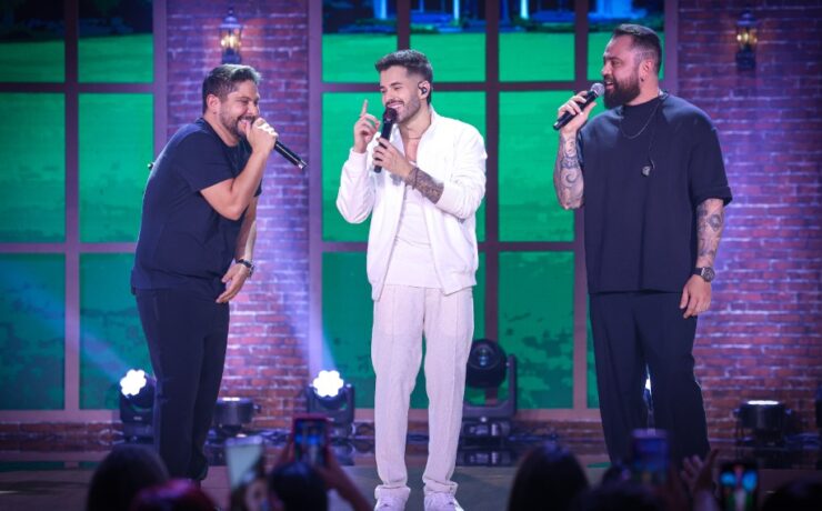 Bruno Rosa com Jorge e Mateus