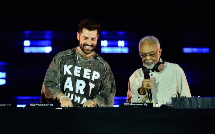 Alok e Gilberto Gil