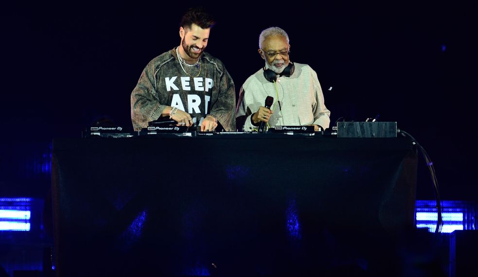 Alok e Gilberto Gil