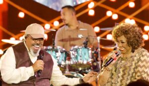 'Som Brasil' com Jorge Aragão e Alcione (Globo/ Manoella Mello)