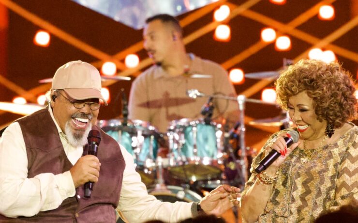 'Som Brasil' com Jorge Aragão e Alcione (Globo/ Manoella Mello)