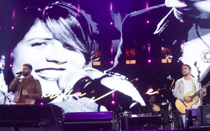 Henrique e Juliano homenageiam Marília Mendonça durante show no Allianz (Brazil News)