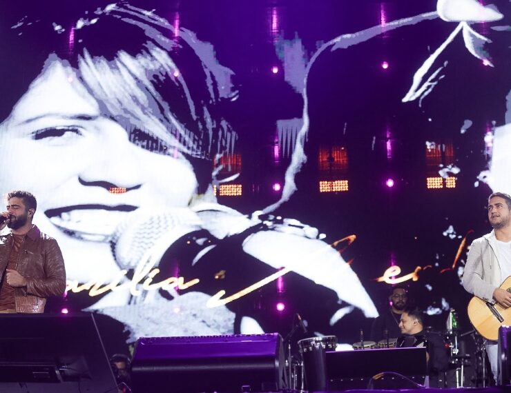 Henrique e Juliano homenageiam Marília Mendonça durante show no Allianz (Brazil News)