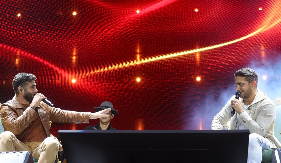 Henrique e Juliano no show do Allianz (Brazil News)