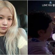Avó de Rosé no show do BLACKPINK