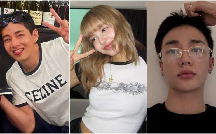 V, Lisa e Hyunjin
