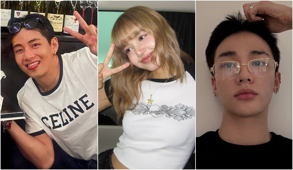 V, Lisa e Hyunjin