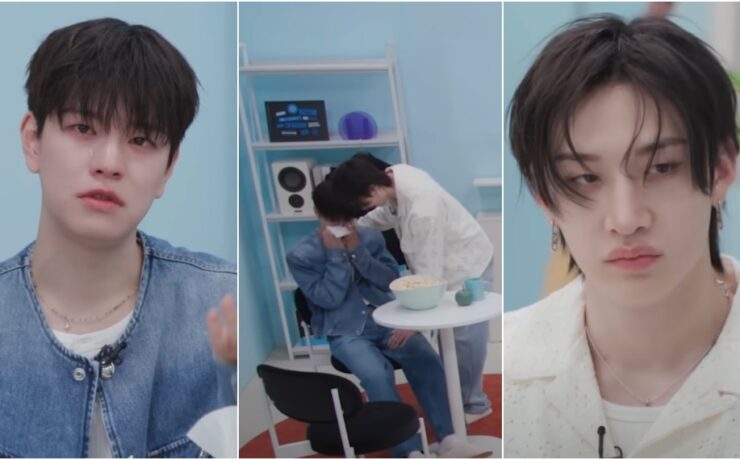 Seungmin e Bang Chan, do Stray Kids