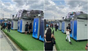 Lockers disponíveis no The Town em 2023