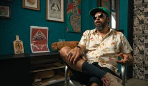 Jorge Du Peixe, vocalista da banda pernambucana Nação Zumbi.