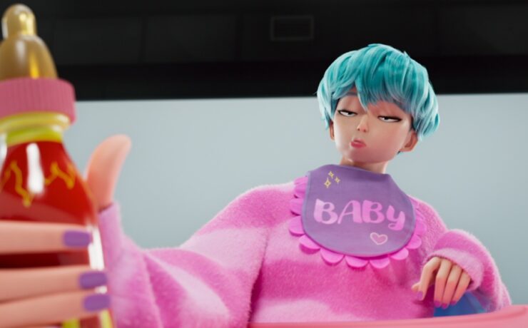 Baby Saja, de 'Guerreiras do K-pop', foi dublado por Danny Chung