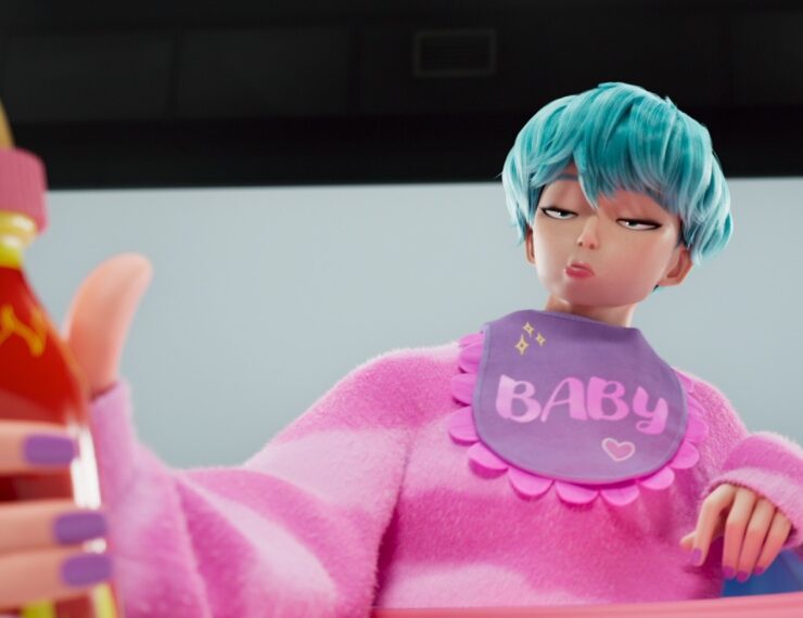 Baby Saja, de 'Guerreiras do K-pop', foi dublado por Danny Chung