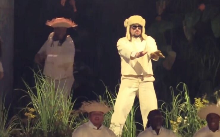 Bad Bunny na estreia da turnê