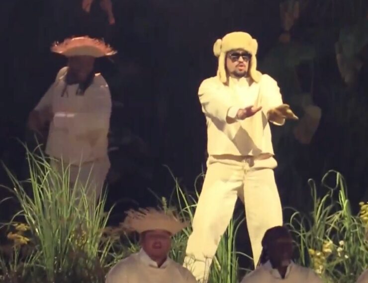 Bad Bunny na estreia da turnê