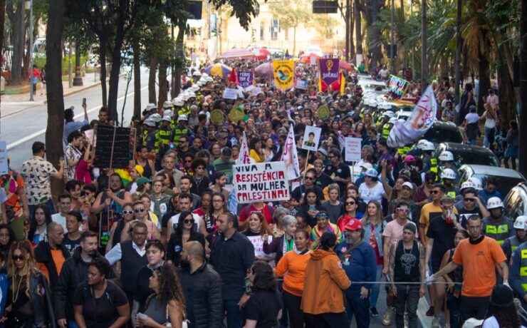 Caminhada Lésbica e Bissexual em São Paulo