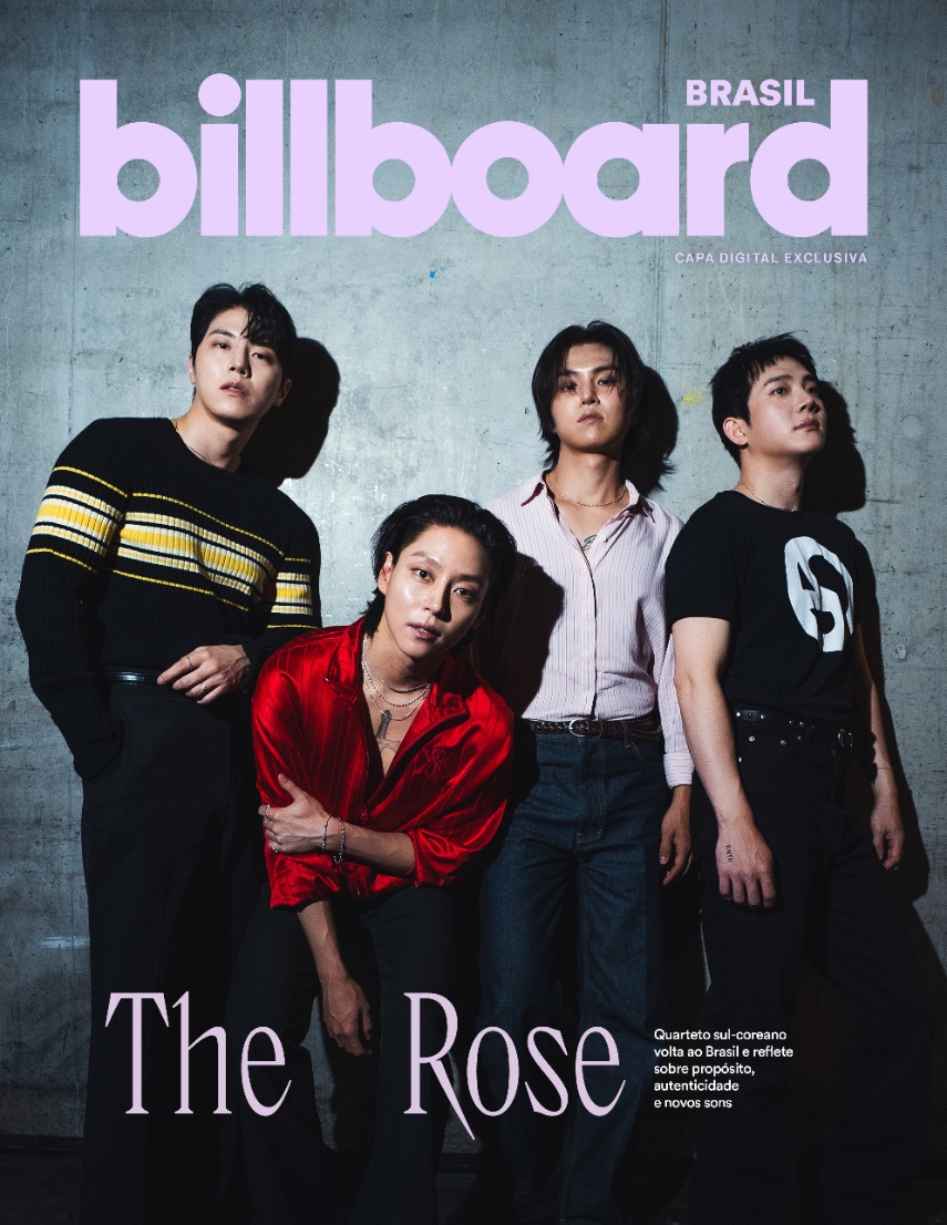 The Rose na capa digital da Billboard Brasil