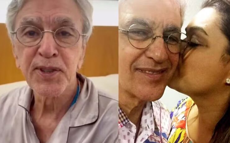 Caetano Veloso com Preta Gil