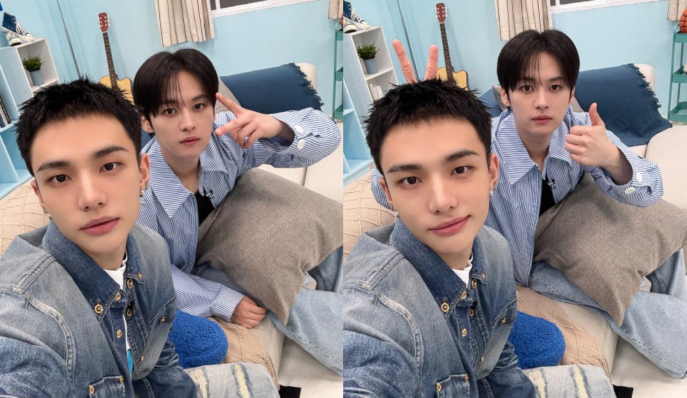 Hyunjin e Lee Know, membros do Stray Kids