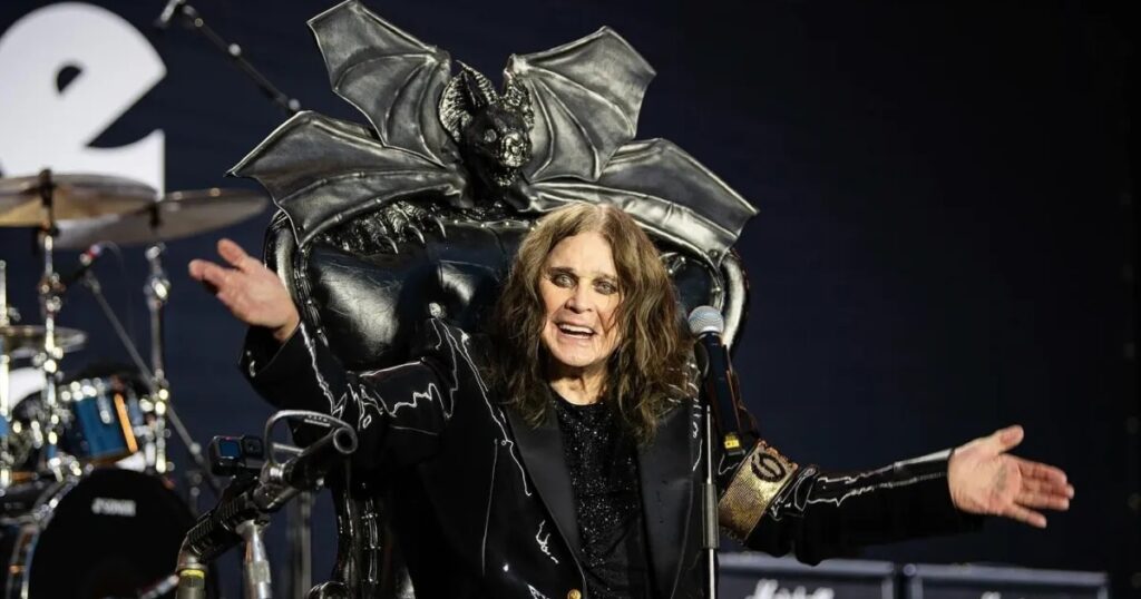 Ozzy Osbourne em seu último show (Instagram_Divulgação)