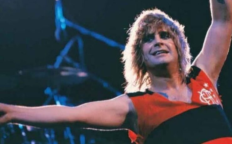 Ozzy durante perfomance no Rock In Rio de 1985 (Reprodução)