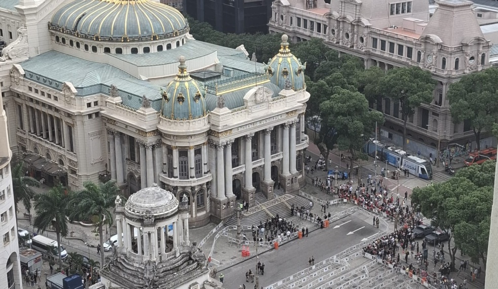 Filas organizadas no velório de Preta Gil (redes sociais)