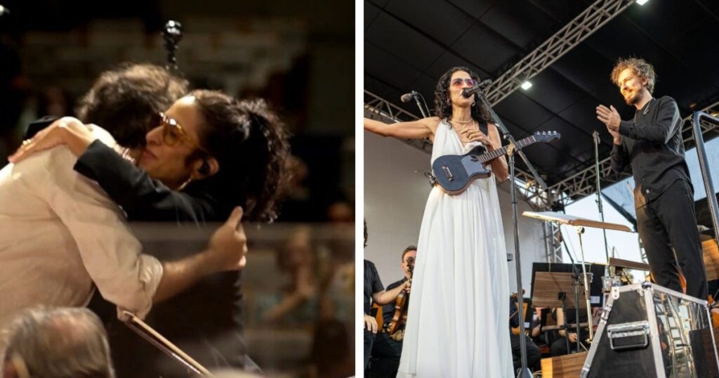 Marisa e Maestro André Bachur, show USP, 2024 (divulgação)