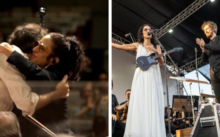 Marisa e Maestro André Bachur, show USP, 2024 (divulgação)