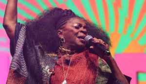 Zezé Motta se apresenta no festival Latinidades (Foto: @biabrg)